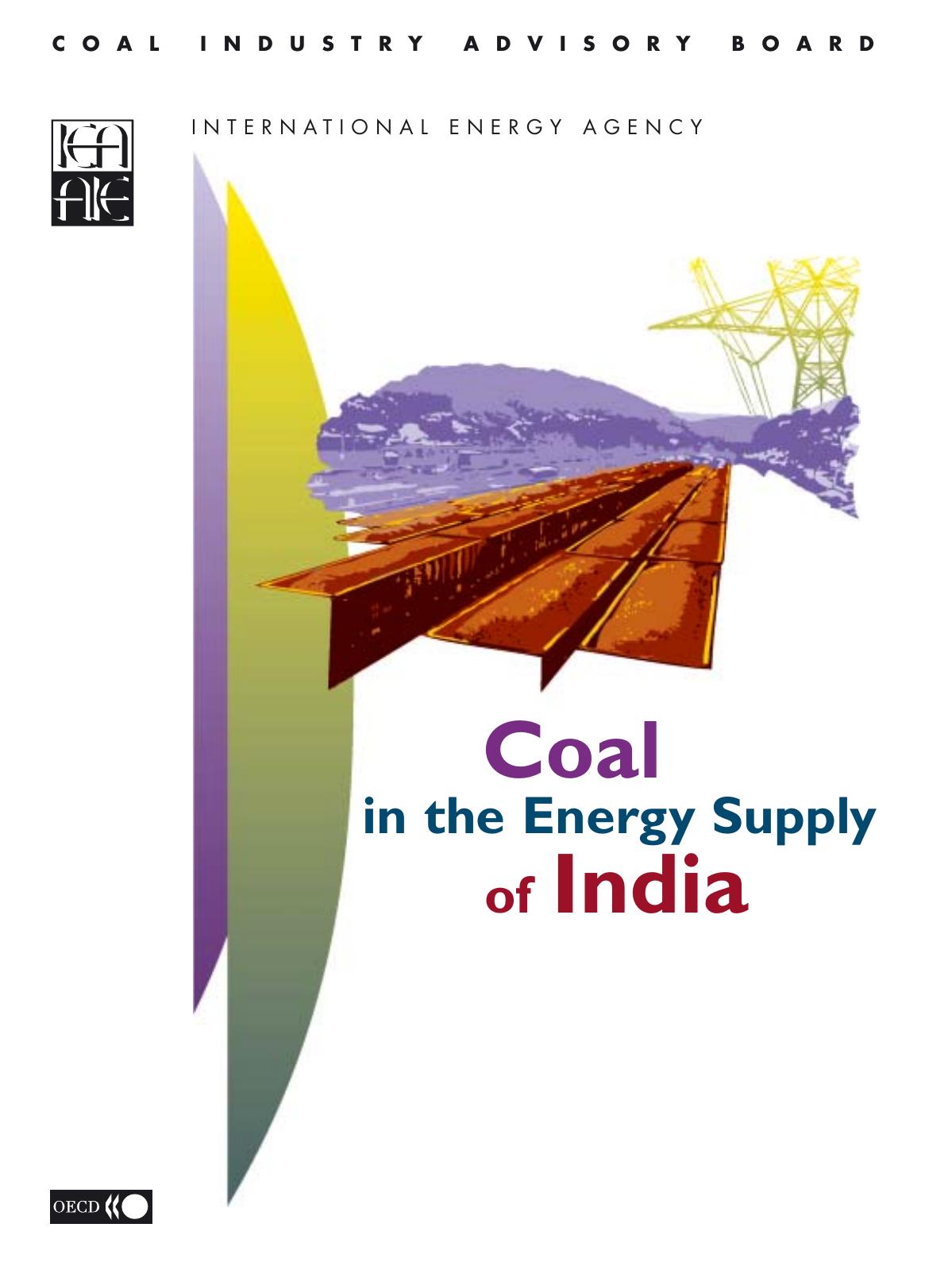 Coal in the energy supply of India by OECD