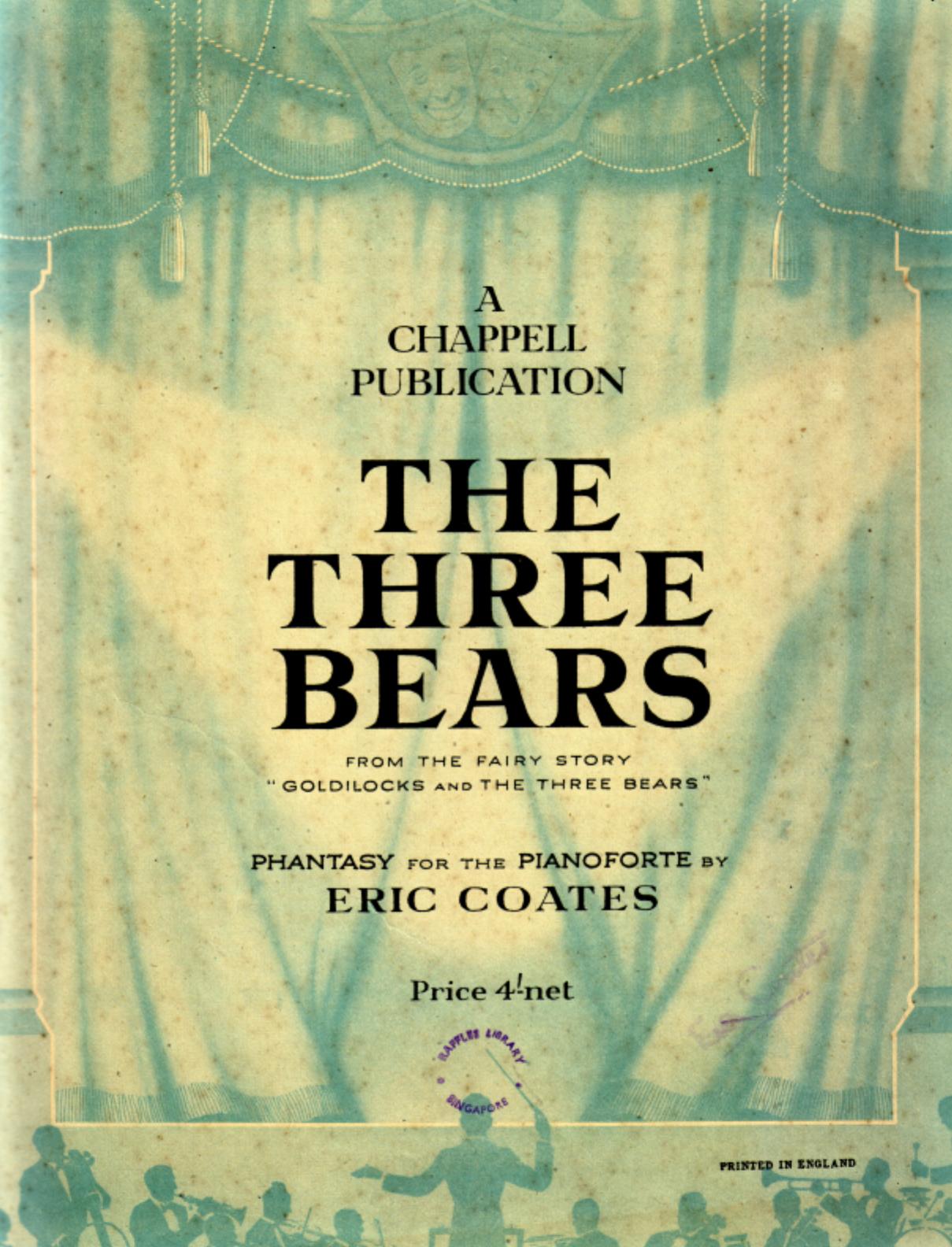 Coates The Three Bears (Phantasy) by Unknown