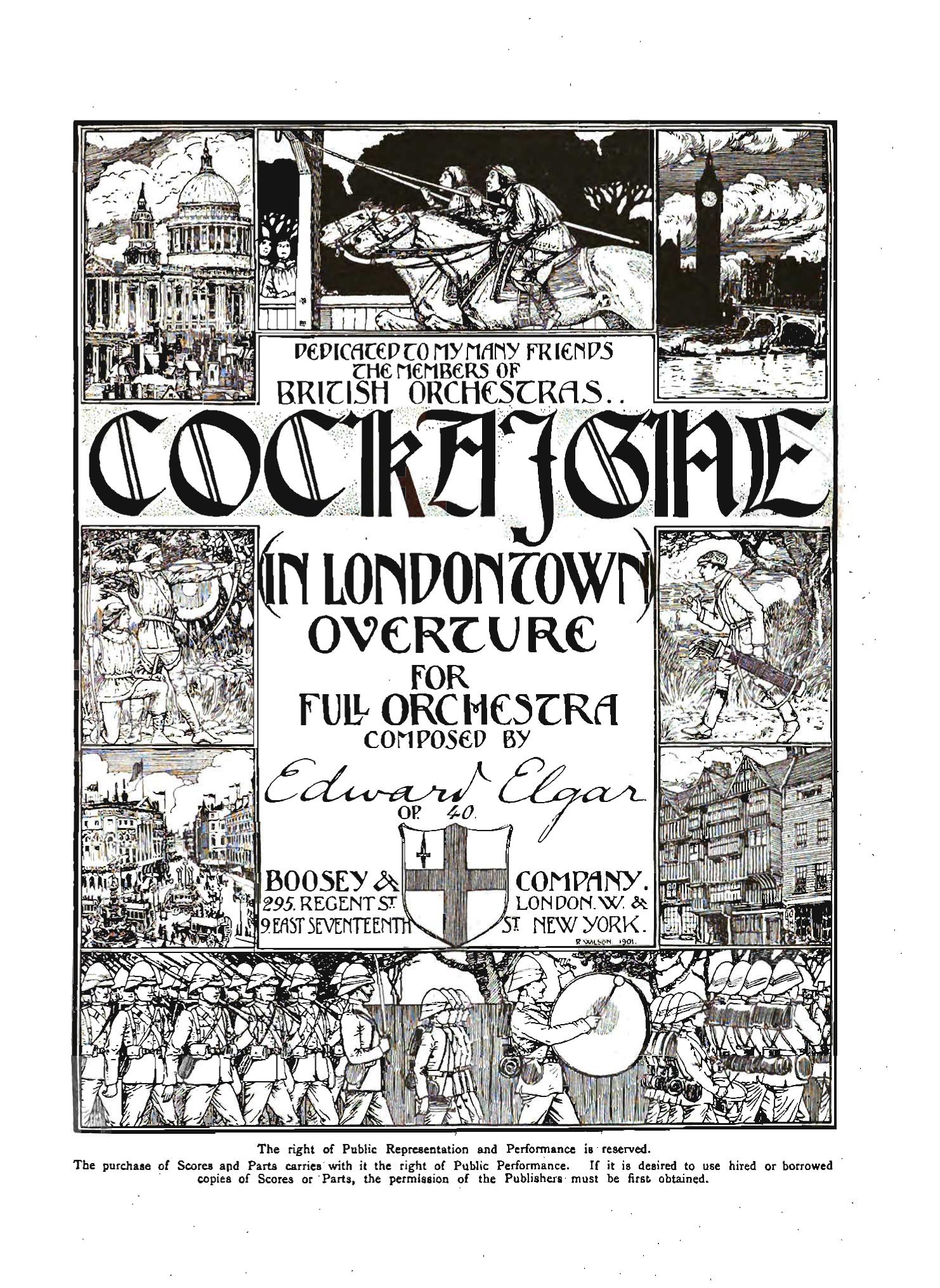 Cockaigne (In London Town) - Concert Overture for Full Orchestra, Op. 40 by Edward William Elgar