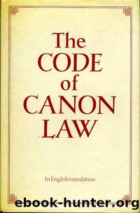 Code of Canon Law by Catholic Church