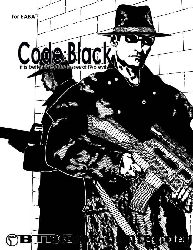 Code:Black alternate cover by RIcky Hunter