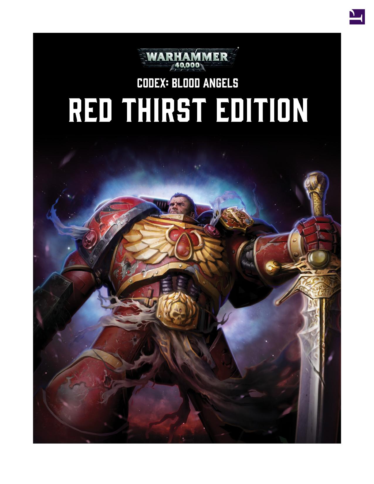 Codex: Blood Angels - Red Thirst Edition by Games Workshop Ltd