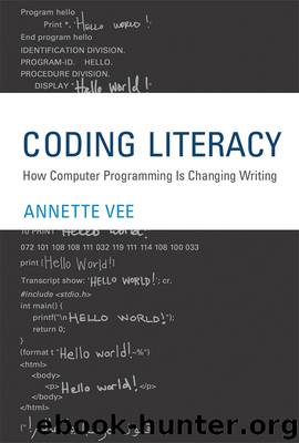 Coding Literacy by Annette Vee