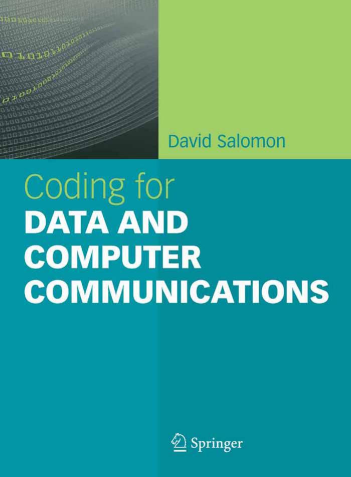 Coding for Data and Computer Communications by David Salomon