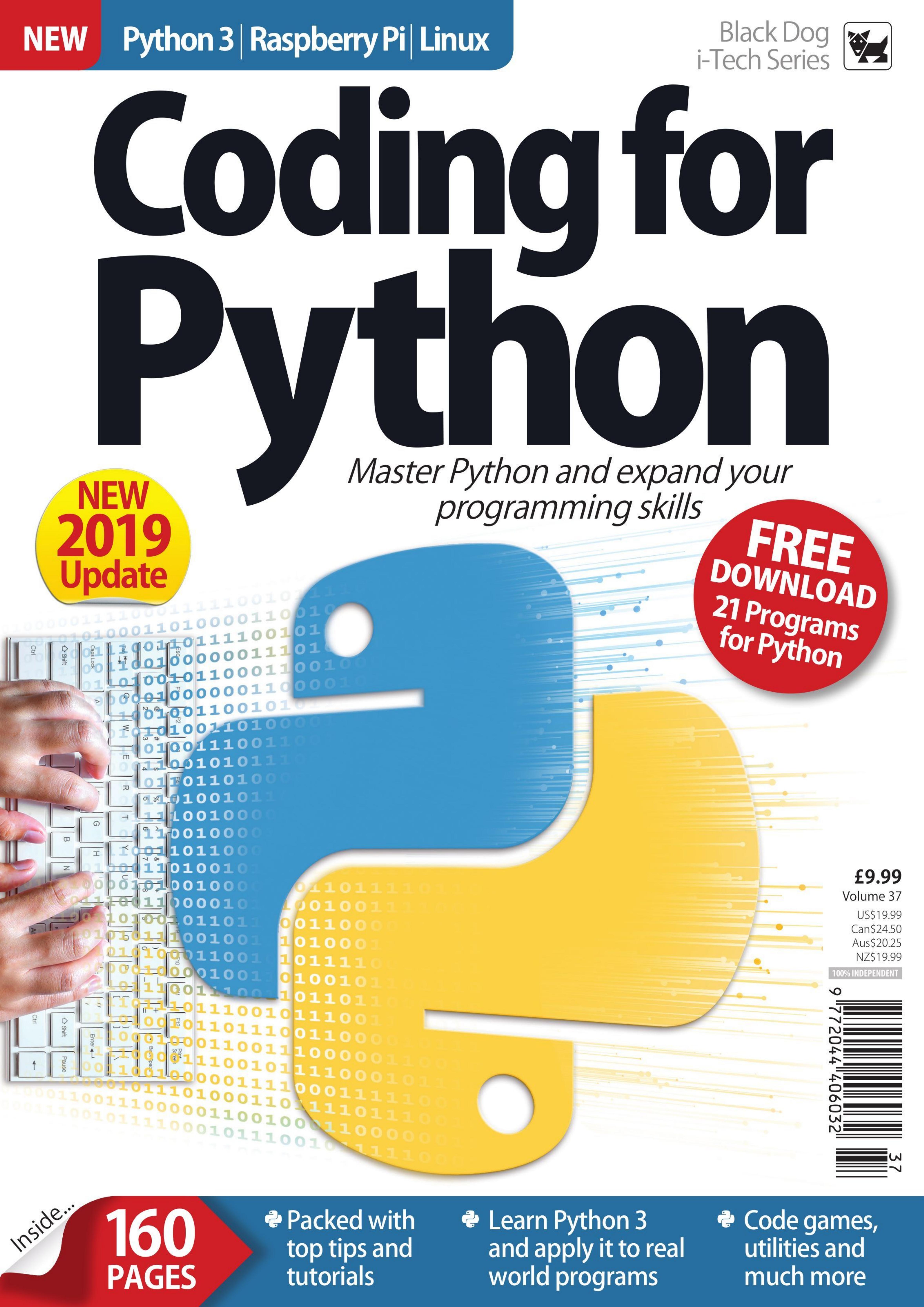 Coding for Python Volume 37: Master Python and expand your programming skills by Various