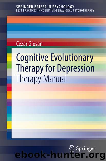 Cognitive Evolutionary Therapy for Depression by Cezar Giosan