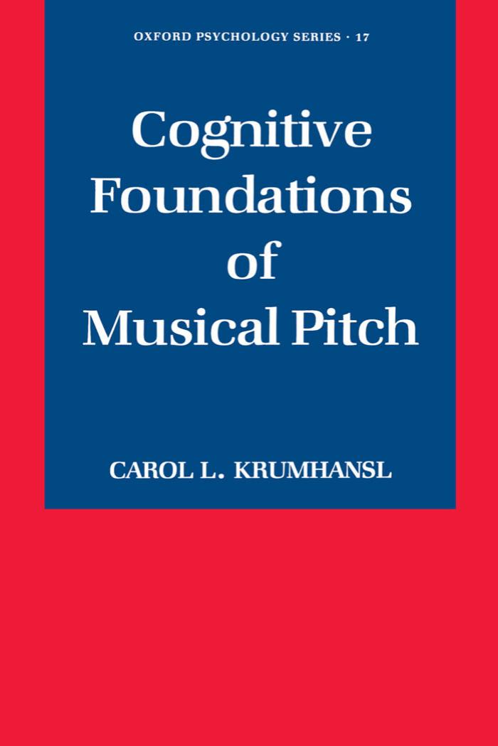 Cognitive Foundations of Musical Pitch by Carol L. Krumhansl