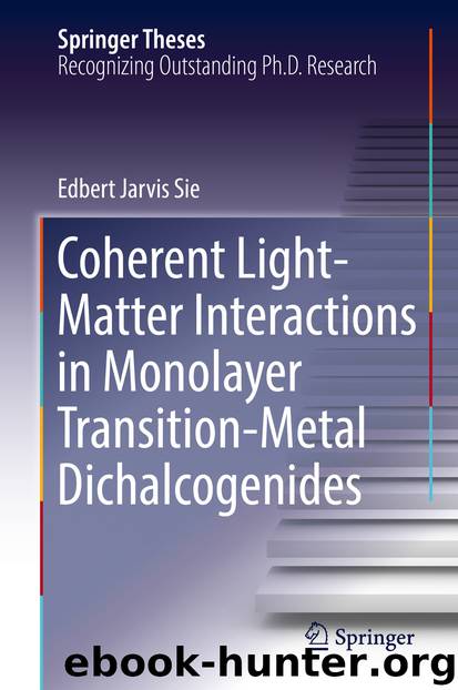 Coherent Light-Matter Interactions in Monolayer Transition-Metal Dichalcogenides by Edbert Jarvis Sie