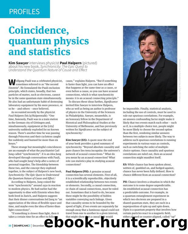 Coincidence, quantum physics and statistics by Coincidence Quantum Physics & Statistics (2020)