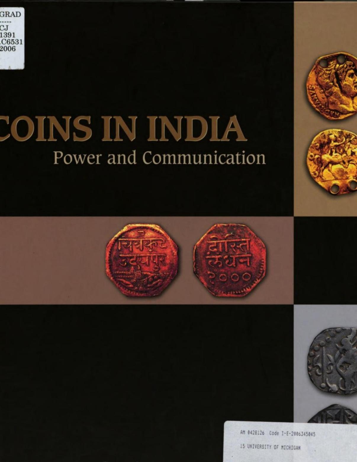 Coins in India : power and communication by Himanshu Prabha Ray