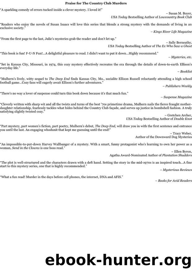 Cold As Ice by Julie Mulhern