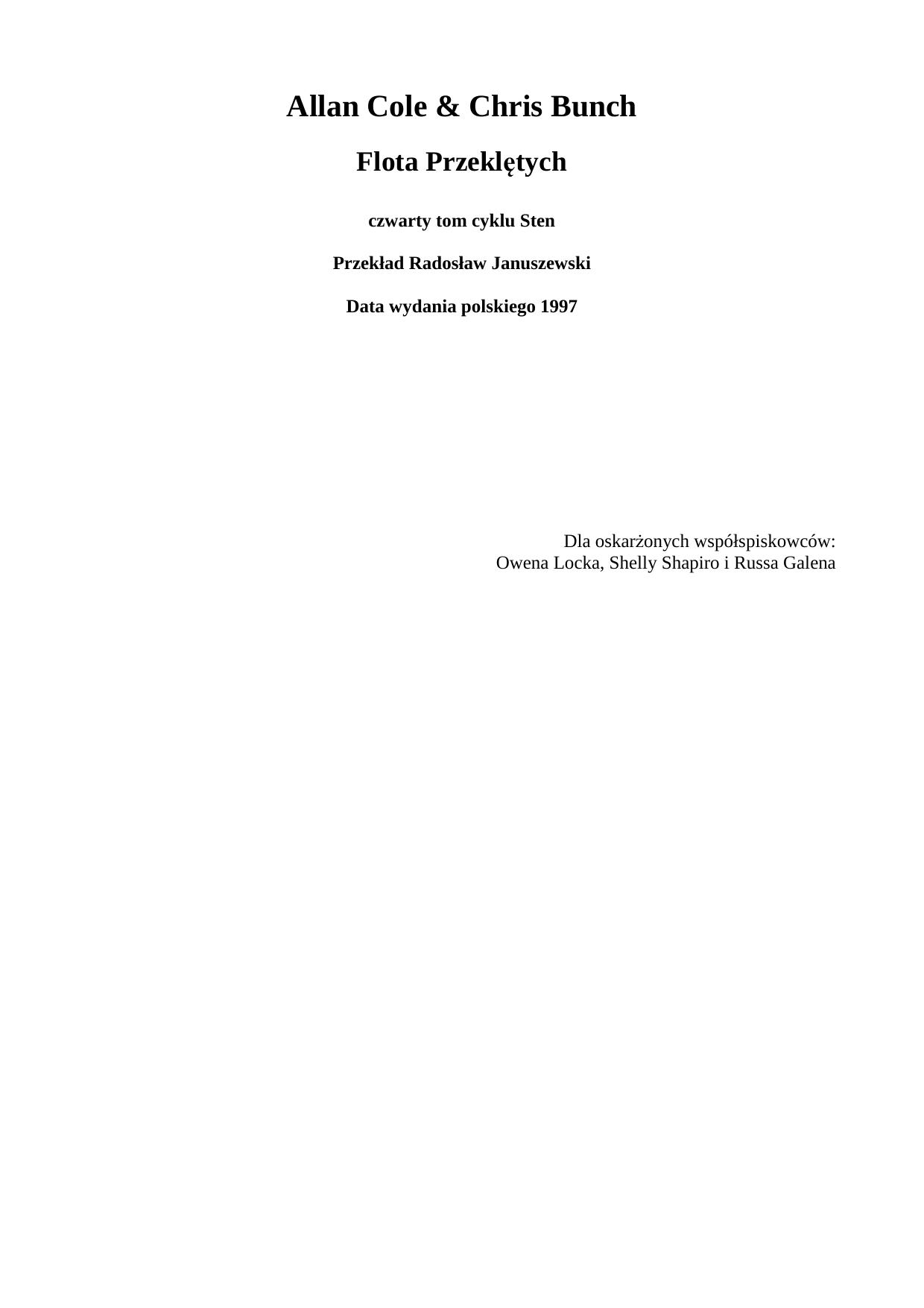 Cole Allan, Bunch Chris - Sten 04 by Michał