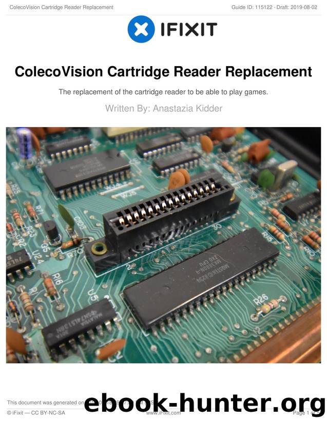 ColecoVision Cartridge Reader Replacement by Unknown