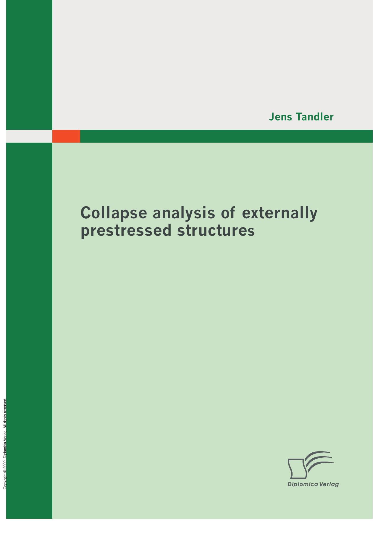 Collapse analysis of externally prestressed structures by Jens Tandler