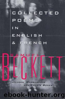 Collected Poems in English and French by Samuel Beckett