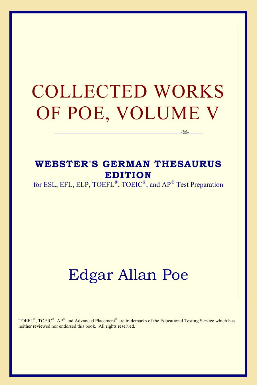 Collected Works of Poe by Edgar Allan Poe