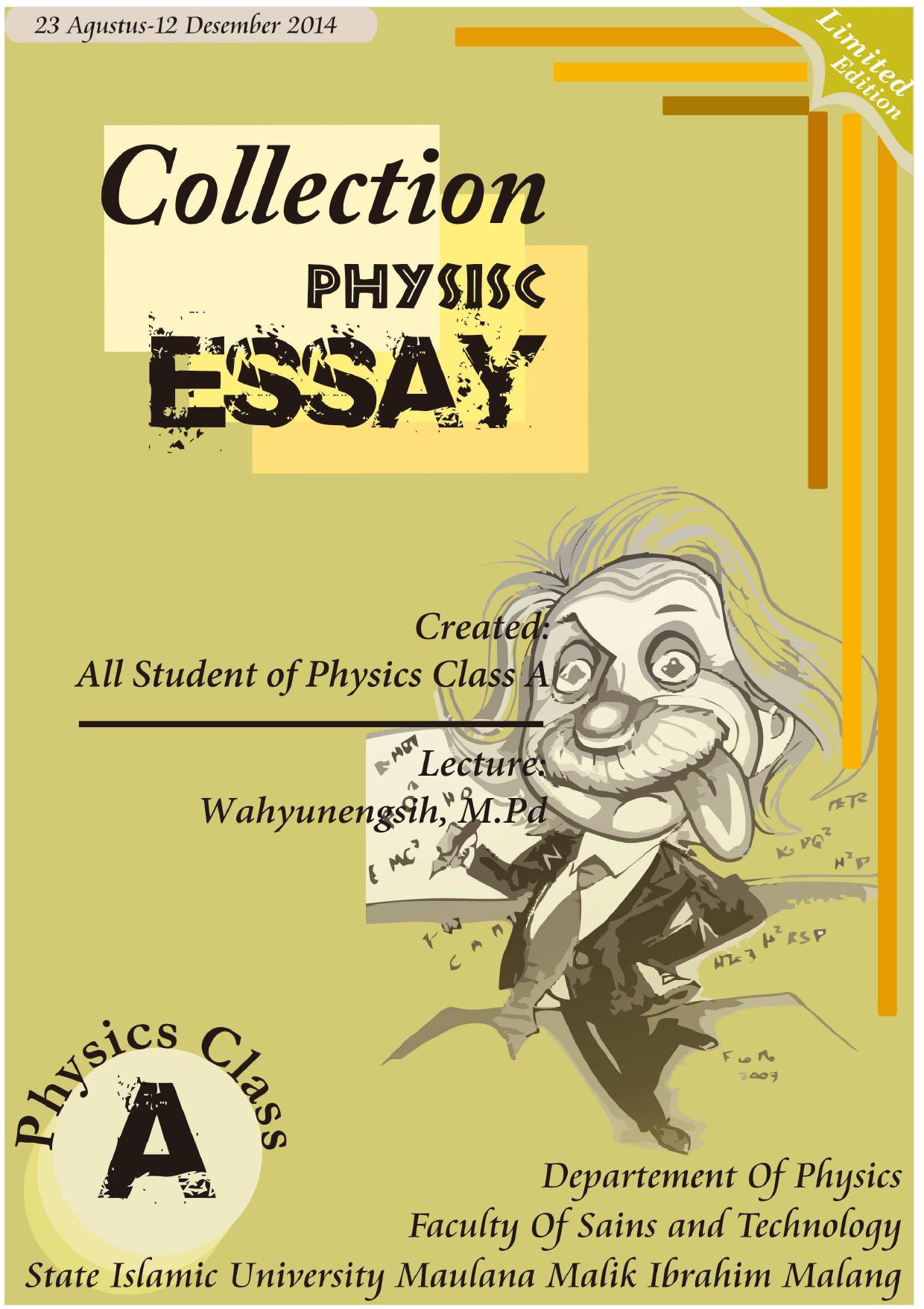 Collection Physics Essay by Ramadhani A.I. Ahmad Chaidar e.a. (layouters)