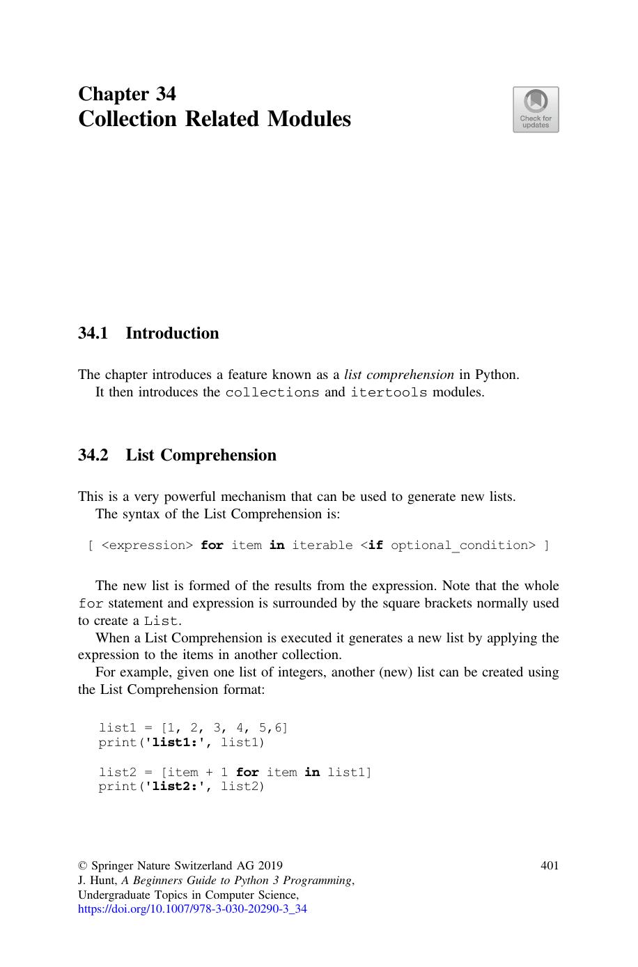 Collection Related Modules by John Hunt