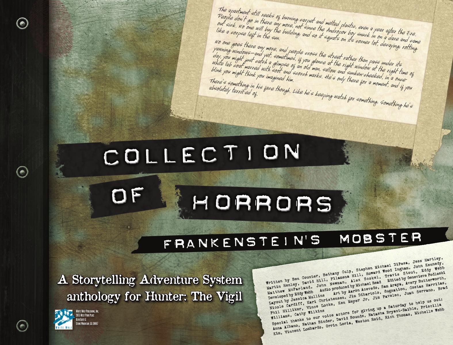 Collection of Horrors: Frankenstein's Mobster by White Wolf