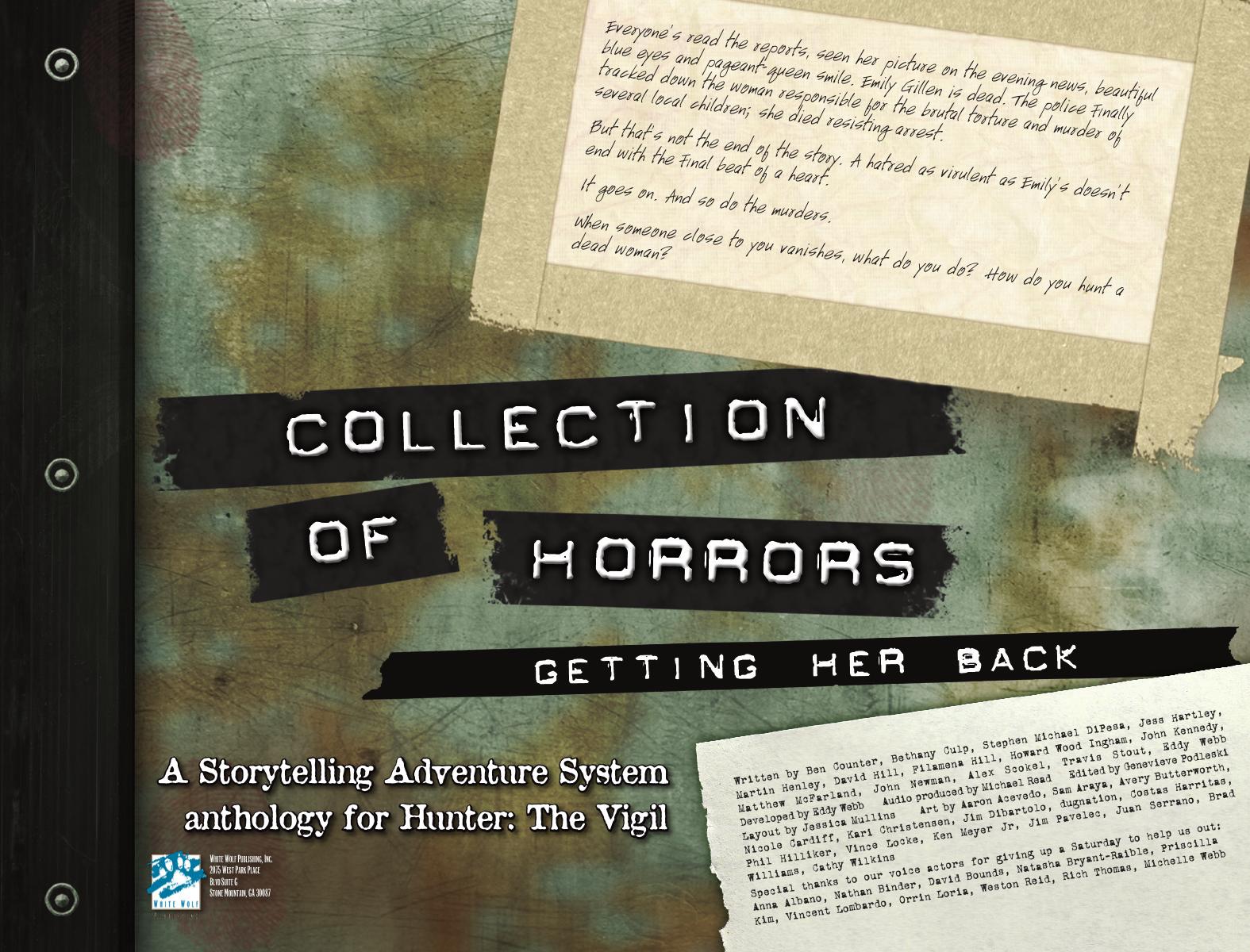 Collection of Horrors: Getting Her Back by White Wolf