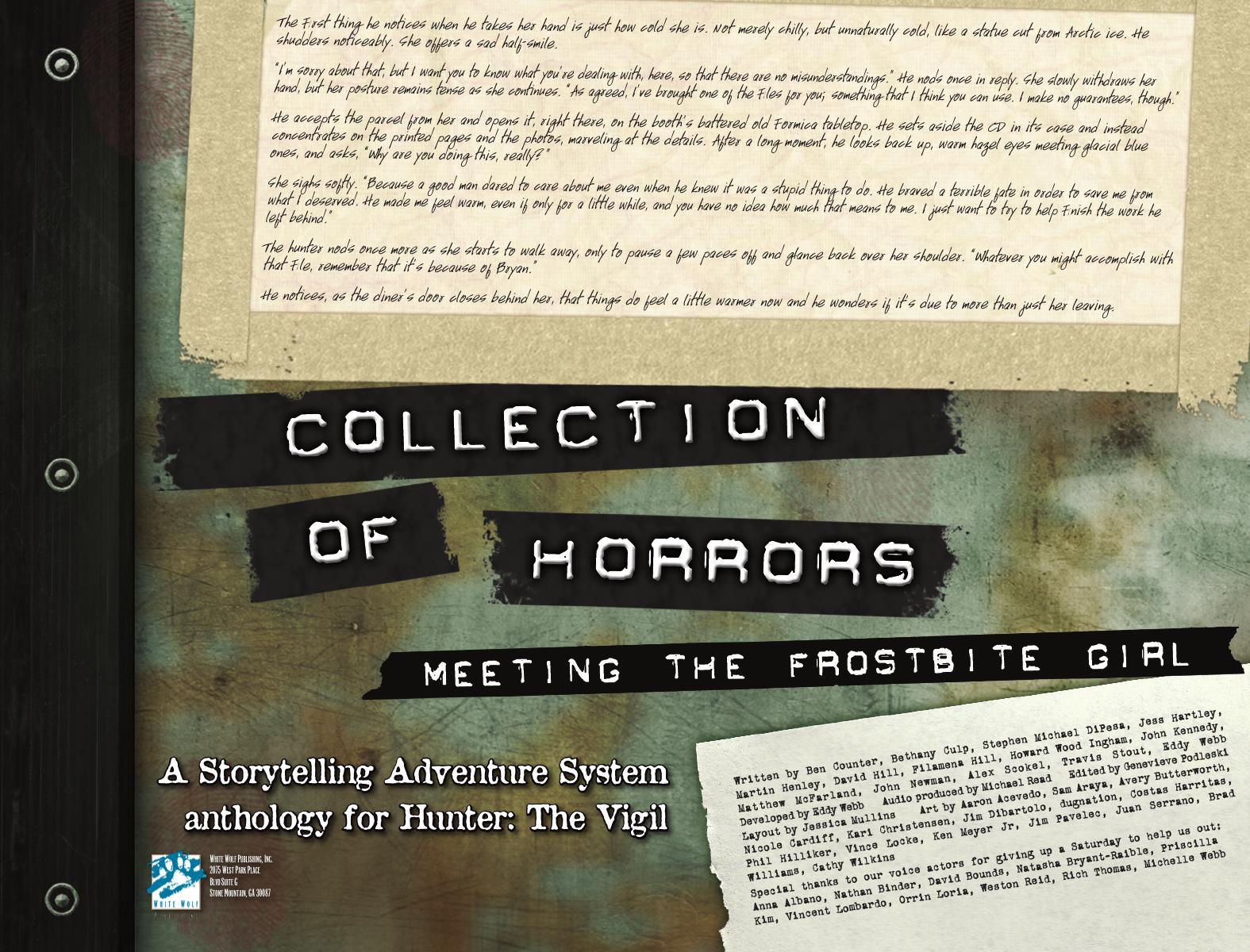 Collection of Horrors: Meeting the Frostbite Girl by White Wolf