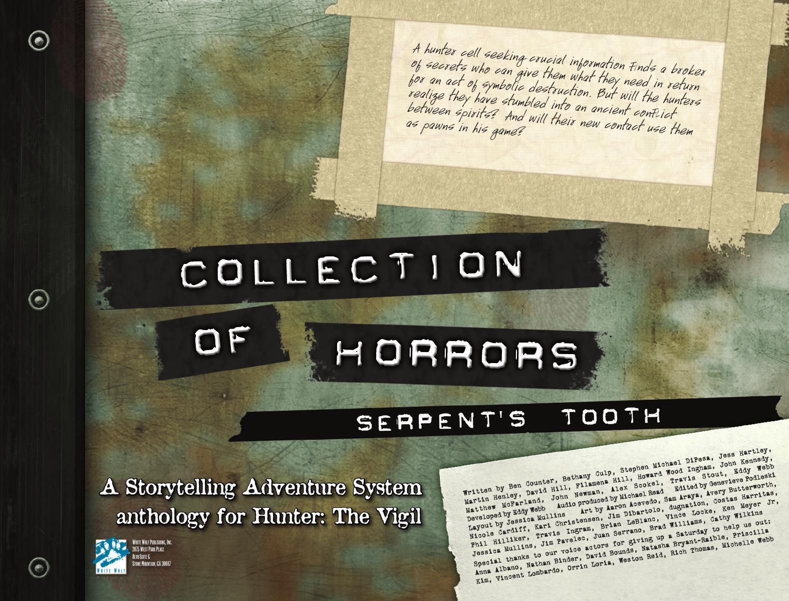 Collection of Horrors: Serpent's Tooth by White Wolf