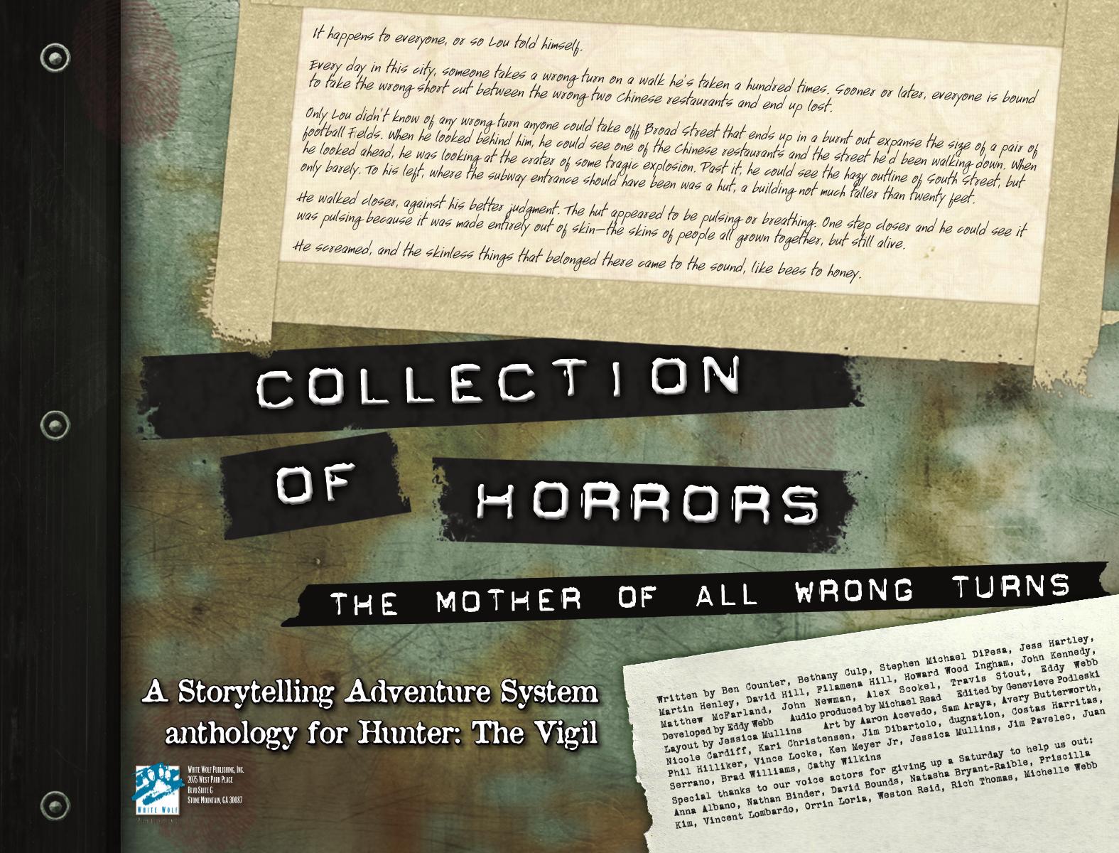 Collection of Horrors: The Mother of All Wrong Turns by White Wolf