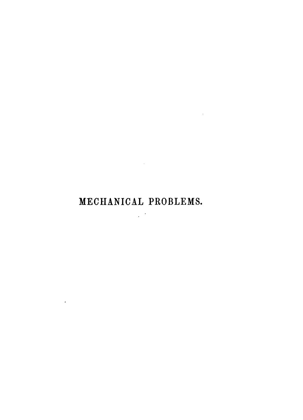 Collection of Problems in Illustration of the Principles of Theoretical Mechanics by William walton