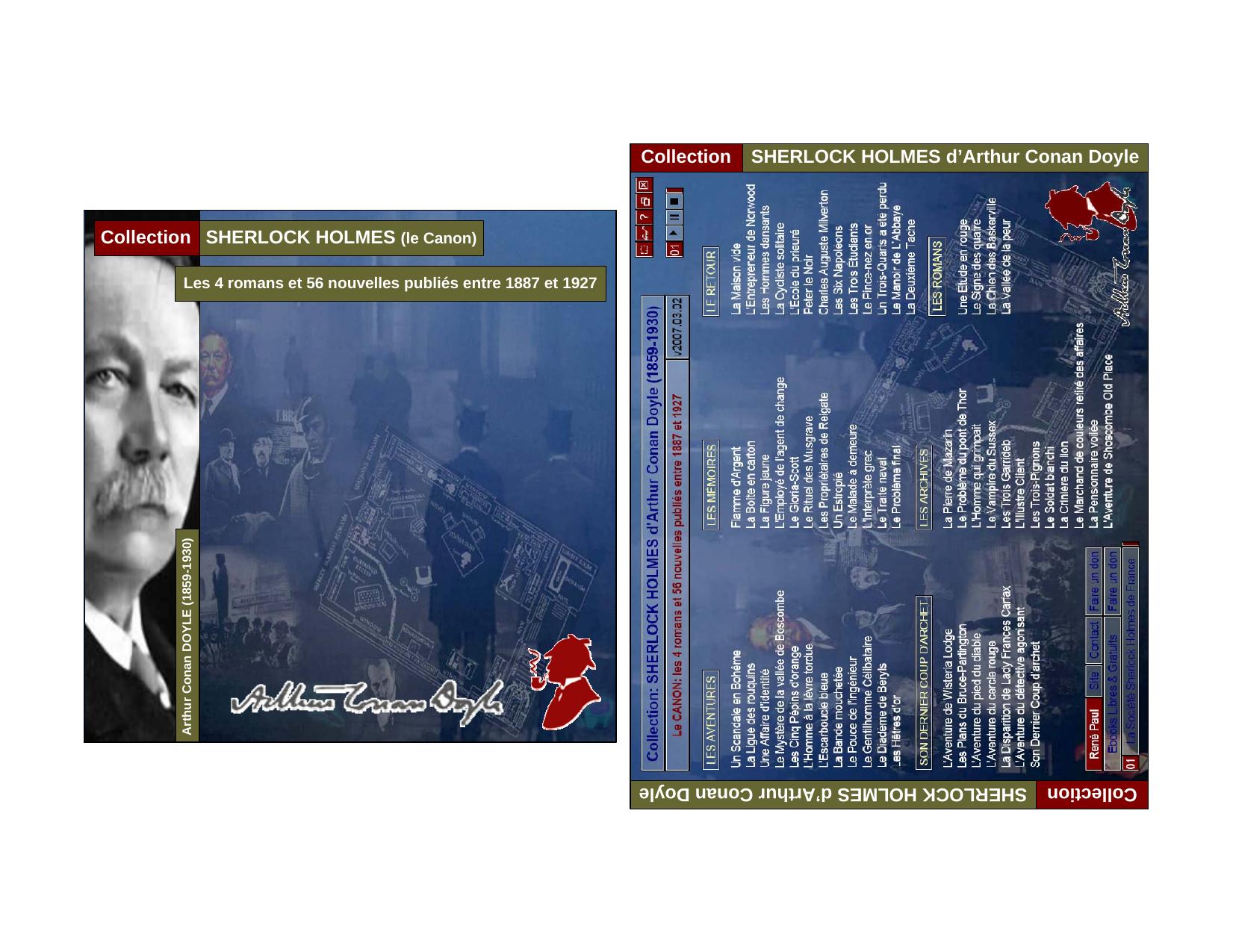 Collection: SHERLOCK HOLMES by René Paul