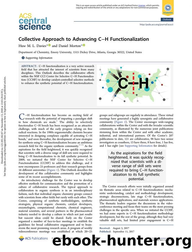 Collective Approach to Advancing CâH Functionalization by Huw M. L. Davies & Daniel Morton
