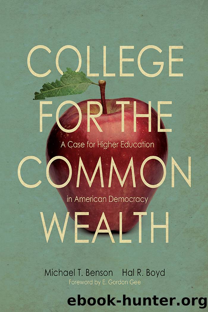 College for the Commonwealth by Michael T. Benson