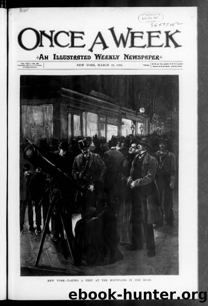 Collier's: The National Weekly  1892-03-22: Vol 8 Iss 23 by Unknown