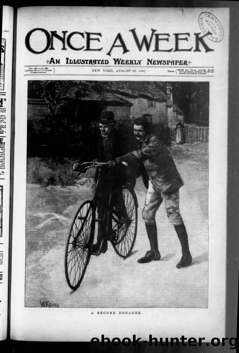 Collier's: The National Weekly  1892-08-27: Vol 9 Iss 20 by Unknown