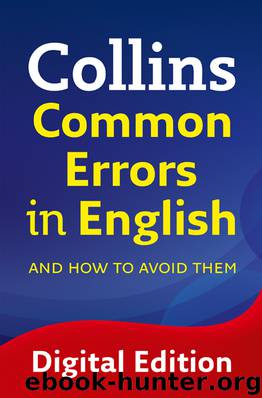 Collins Common Errors in English by Collins Dictionaries