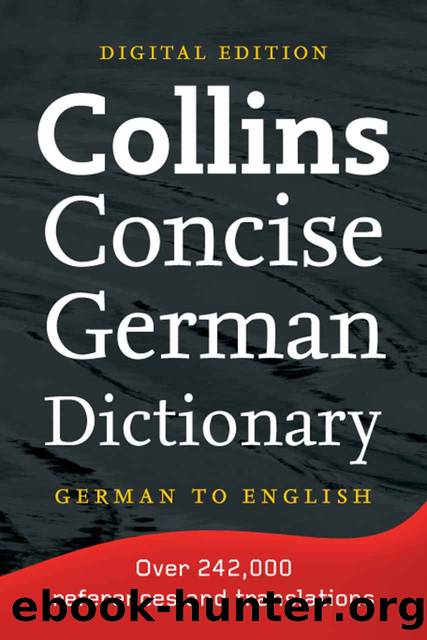 Collins Concise German-English Dictionary (German Edition) by HarperCollins Publishers
