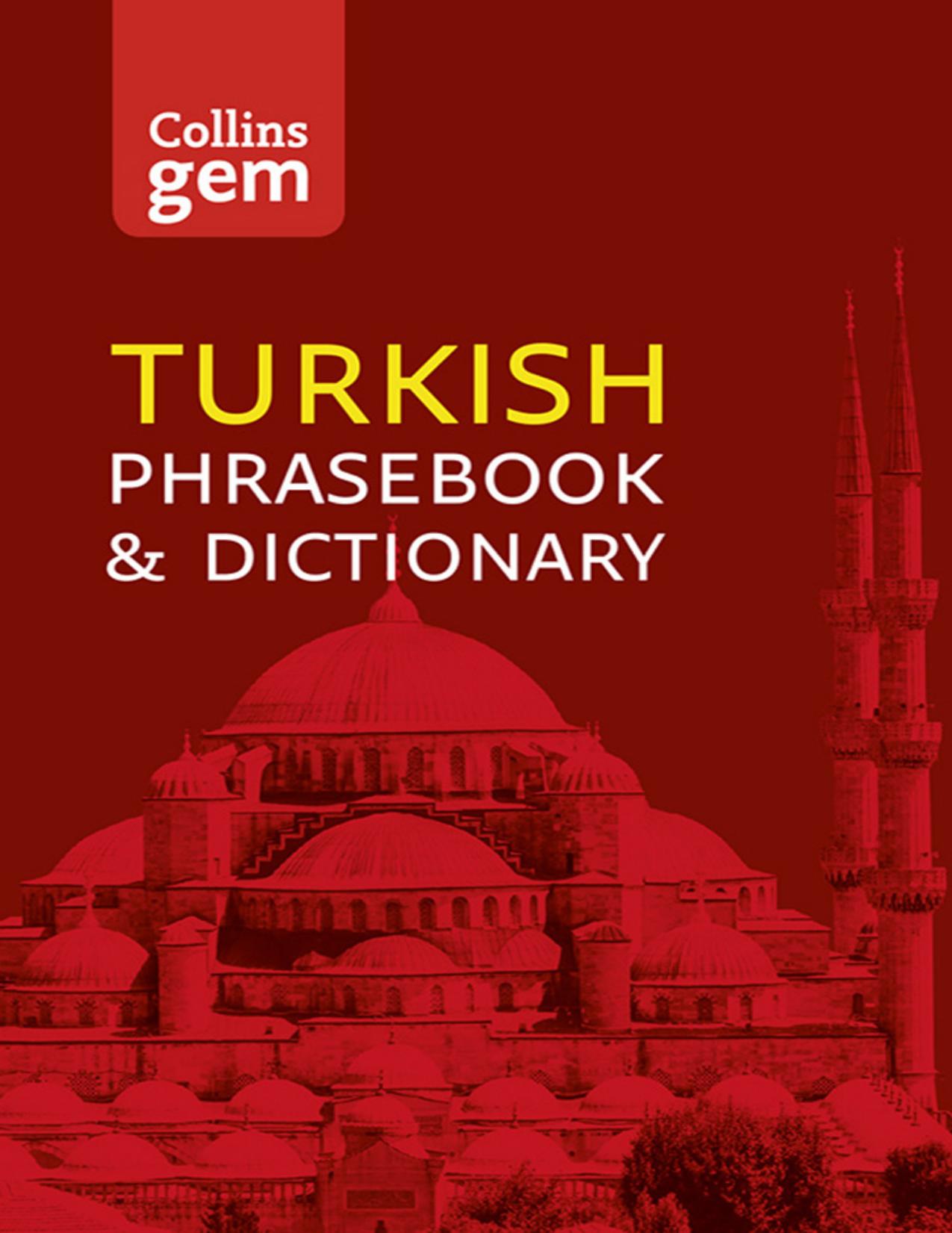 Collins Turkish Phrasebook and Dictionary Gem Edition ebook by Collins Dictionaries