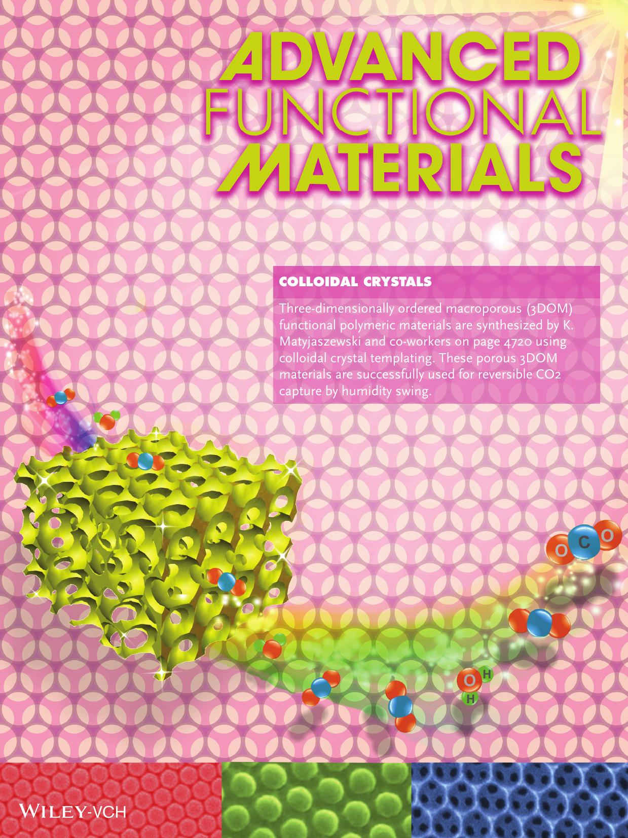 Colloidal Crystals: ThreeDimensionally Ordered Macroporous Polymeric Materials by Colloidal Crystal Templating for Reversible CO2 Capture (Adv. Funct. Mater. 372013) by paccess2