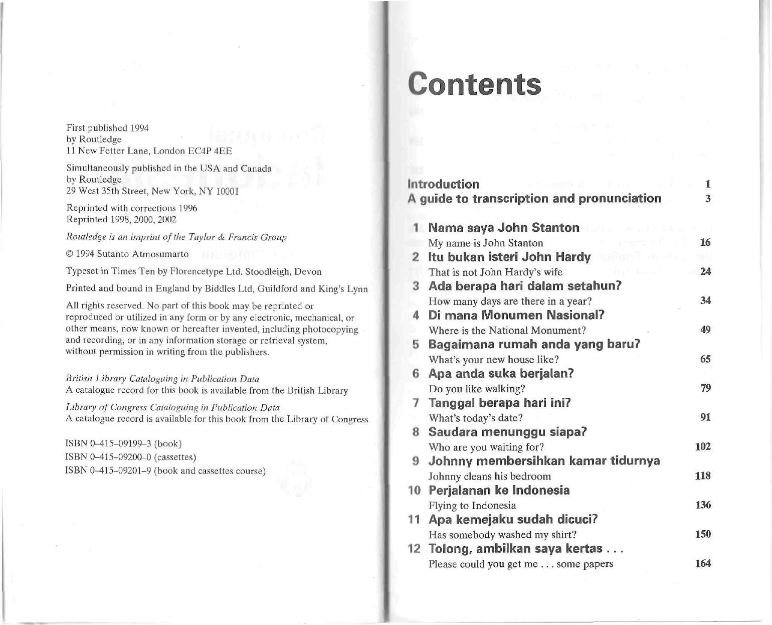 Colloquial Indonesian: The Complete Course for Beginners (Colloquial Series) by Sutanto Atmosumarto