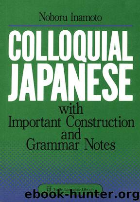 Colloquial Japanese by William Jennings