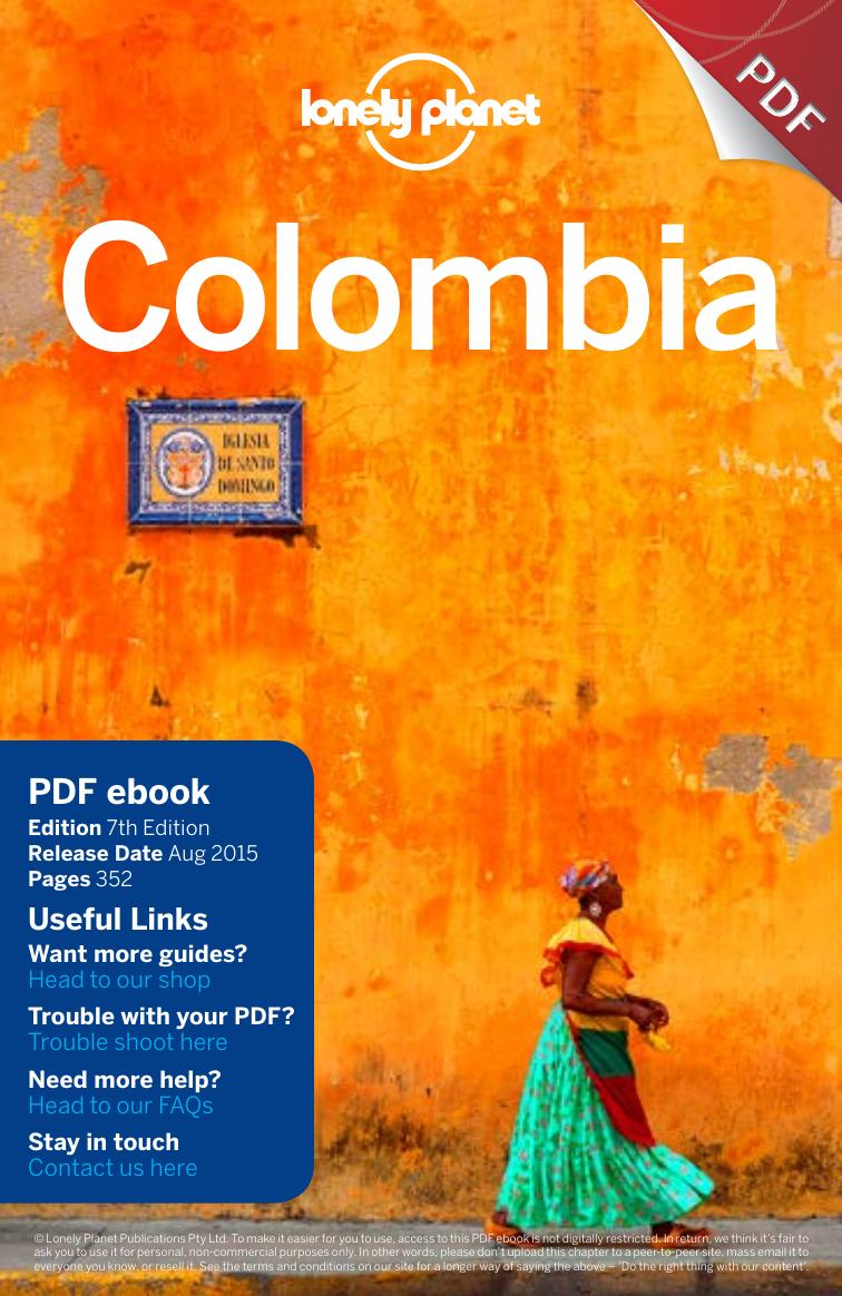 Colombia 7 - whole book by Lonely Planet