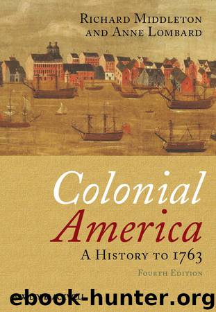Colonial America by Richard Middleton Anne Lombard & Anne Lombard
