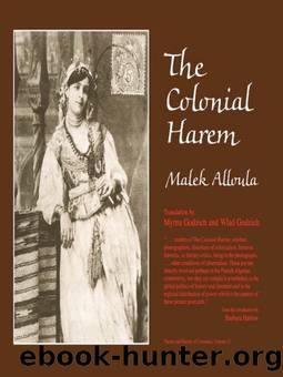 Colonial Harem (Theory and History of Literature) by Alloula Malek