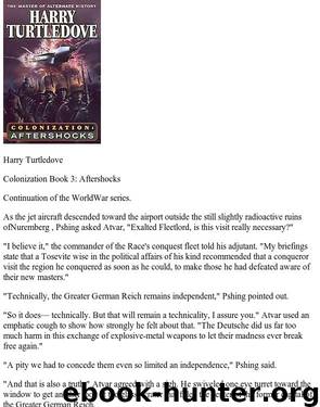 Colonization 03 - Aftershocks by Harry Turtledove
