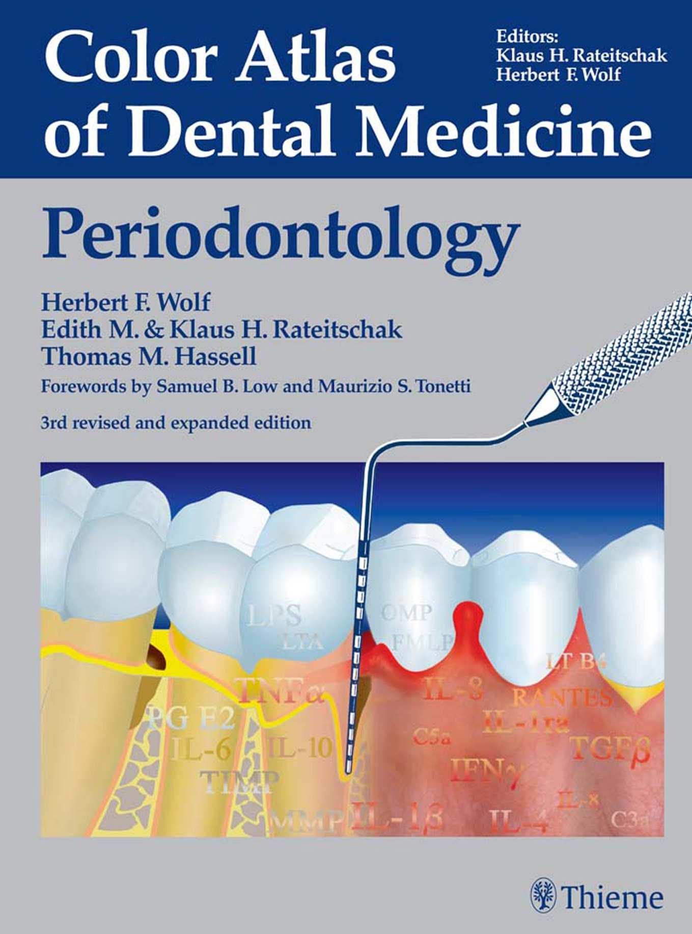 Color Atlas of Dental Medicine: Periodontology by Herbert F. Wolf Edith Rateitschak-Pluss Klaus Rateitschak