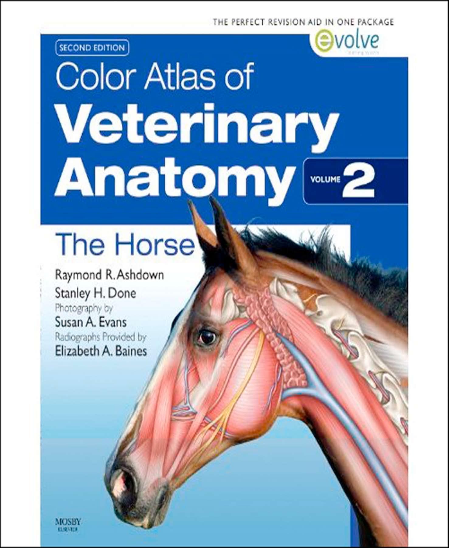 Color Atlas of Veterinary Anatomy, Volume 2, The Horse, 2e by Raymond R. Ashdown BVSc PhD MRCVS Stanley H. Done BA BVetMed PhD DECPHM DECVP FRCVS FRCPath