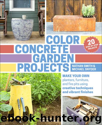 Color Concrete Garden Projects by Nathan Smith