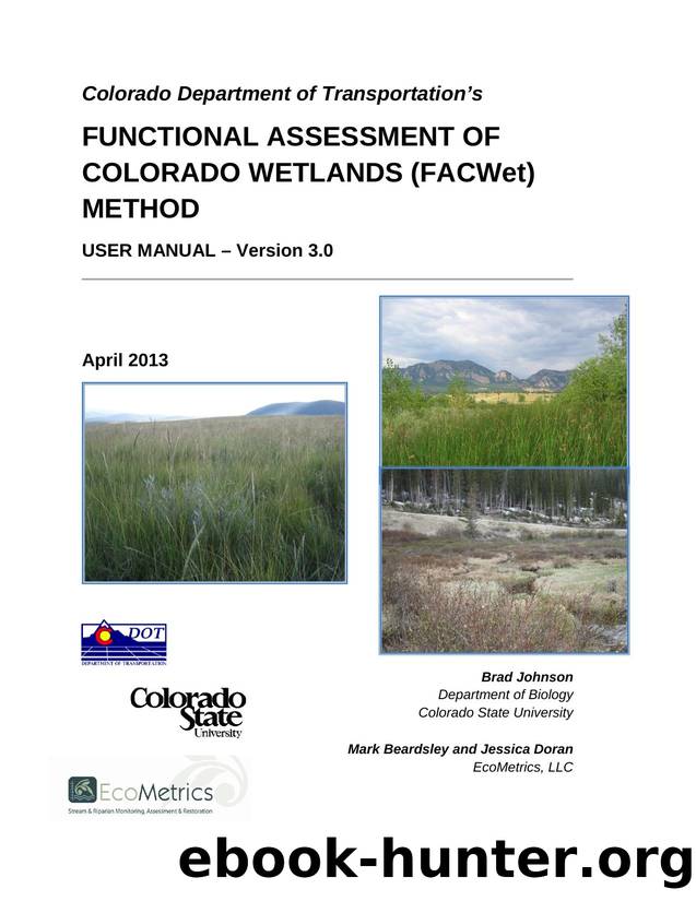 Colorado Department of Transportationâs by Brad Johnson