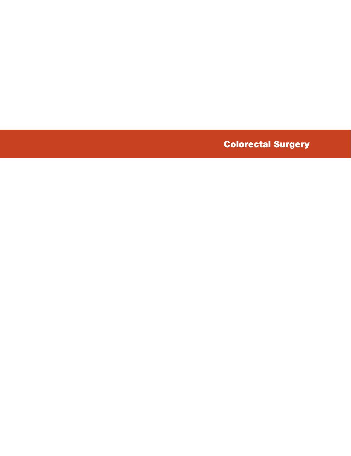 Colorectal Surgery by Robin K. S. Phillips Sue Clark