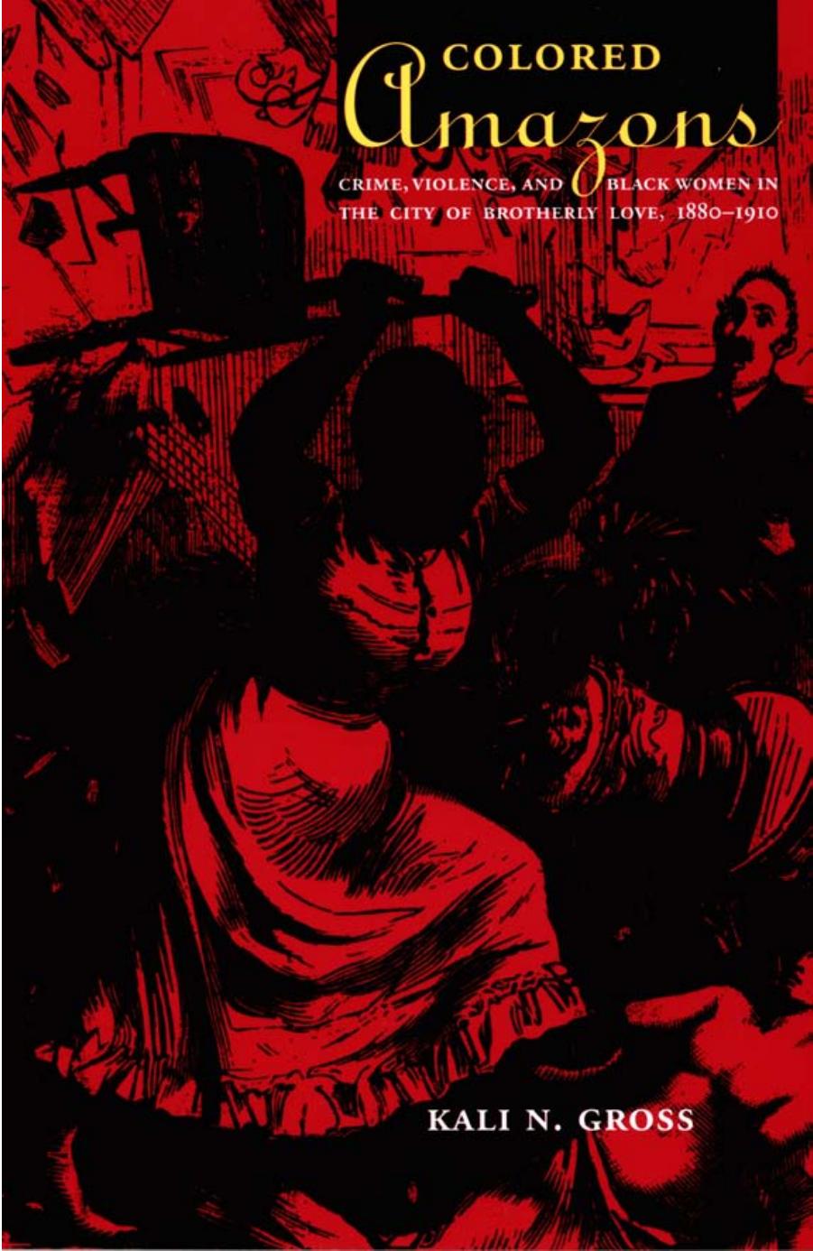 Colored Amazons : Crime, Violence, and Black Women in the City of Brotherly Love, 1880-1910 by Kali N. Gross Julia Adams and George Steinmetz