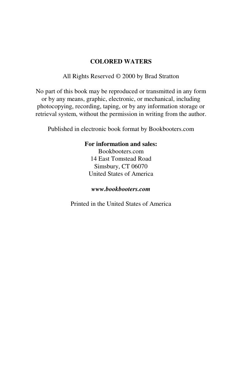 Colored Waters by Brad Stratton